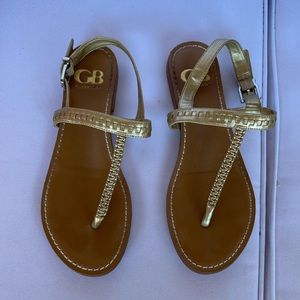 Gianni Bini Gold Sandal size 5
